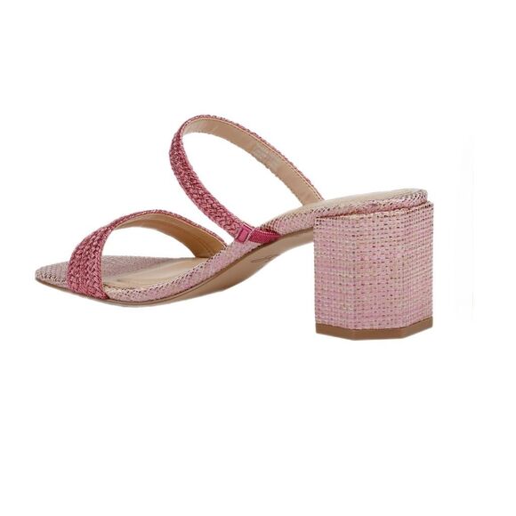 NWT Jewel Badgley Mischka slide sandals on metallic pink Size 8.5 - Picture 6 of 6